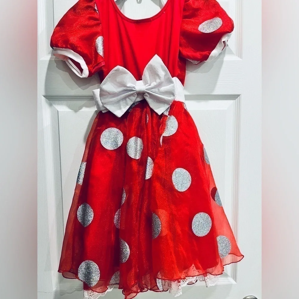 Beautiful Minnie mouse dress size 10/12